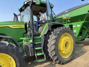 Weston Martensen in Tractor